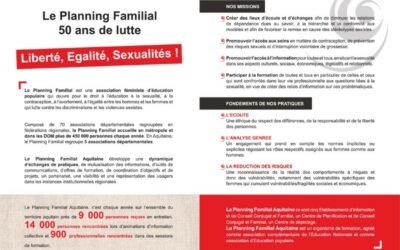 PLAQUETTE Planning familial Aquitaine